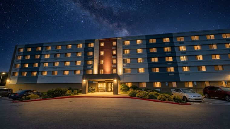 Vista of Radcliff at night